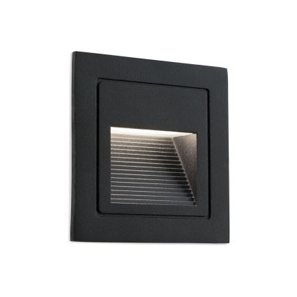 Ugradna LED svetiljka LORO LED/2W/230V IP65 crna