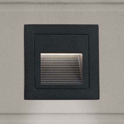 Ugradna LED svetiljka LORO LED/2W/230V IP65 crna