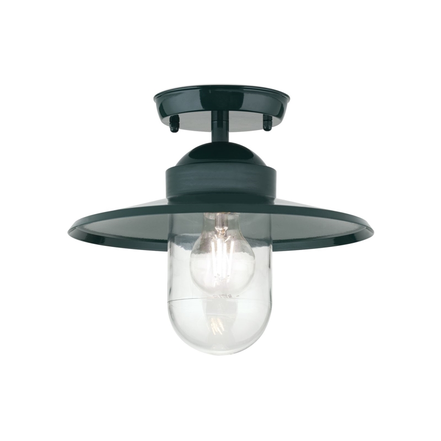 Spoljašnji plafonski luster EDWARD 1xE27/60W/230V IP44 zelena