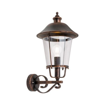 Spoljašnja zidna lampa KENZO 1xE27/100W/230V IP44 bronza/patina