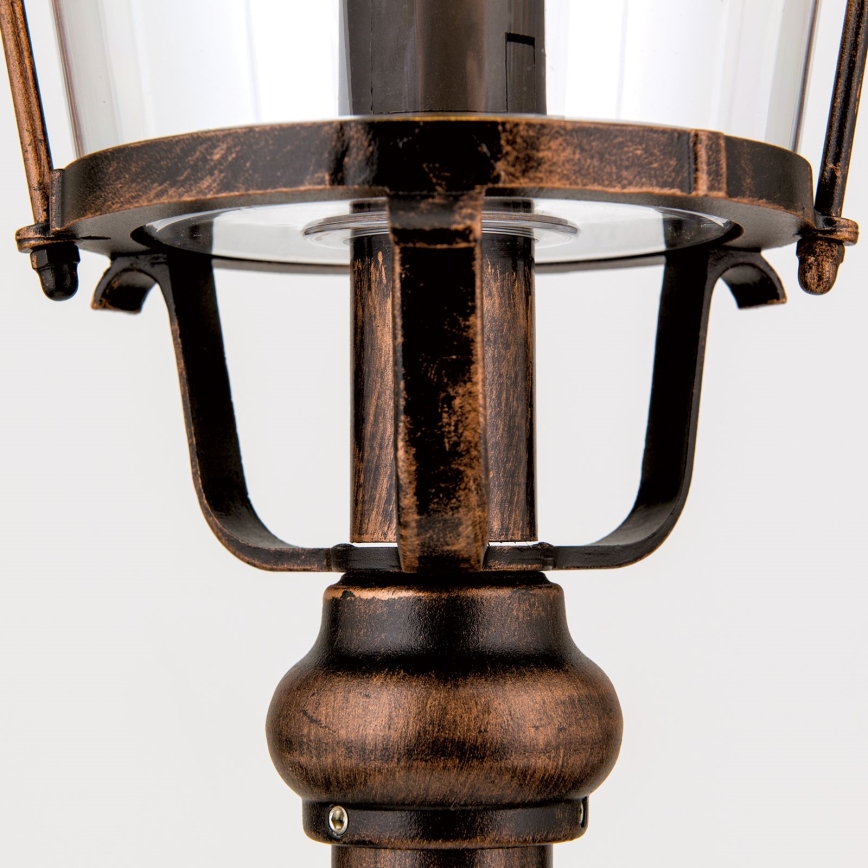 Spoljašnja lampa KENZO 1xE27/100W/230V 120 cm IP44 bronza/patina