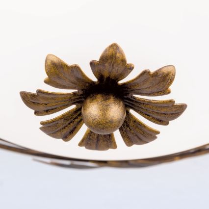 Plafonska lampa FLEUR 2xE27/60W/230V, prečnik 40 cm, bronza