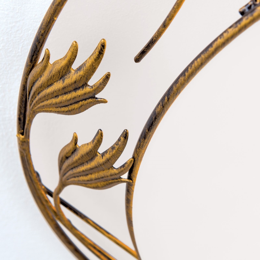 Stropno svetlo FLEUR 3xE27/60W/230V, prečnik 50 cm, bronza