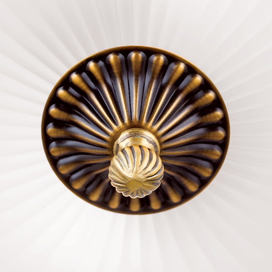 Plafonsko svetlo ROCCA 2xE27/60W/230V Ø 31 cm bronza/bela