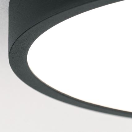 LED plafonsko svetlo BULLY LED/12W/230V prečnika 14 cm crno
