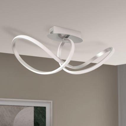 LED prigušiva plafonski luster CIRCUS LED/30W/230V mat hrom