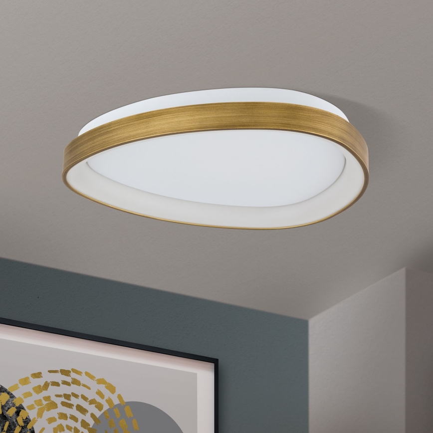 LED plafonsko svetlo CHARLIE LED/35W/230V prečnik 45 cm zlatno