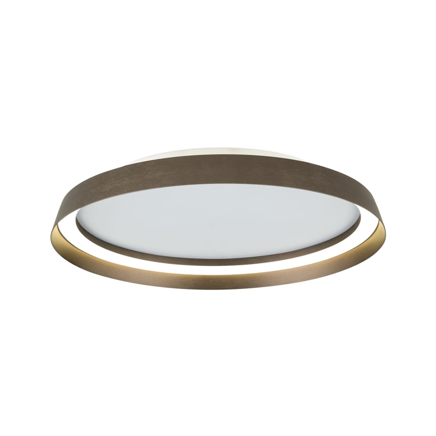 LED prigušiva plafonska svetiljka MANTA LED/38W/230V 2700/3000/4000K, prečnik 45 cm, braon