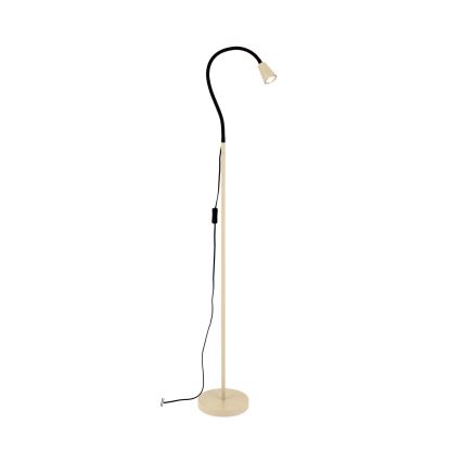 Fleksibilna podna lampa DOTTY 1xGU10/10W/230V bež/crna