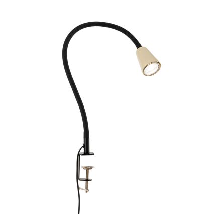 Fleksibilna stona lampa sa klipsom DOTTY 1xGU10/10W/230V bež/crna