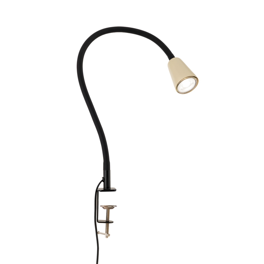 Fleksibilna stona lampa sa klipsom DOTTY 1xGU10/10W/230V bež/crna