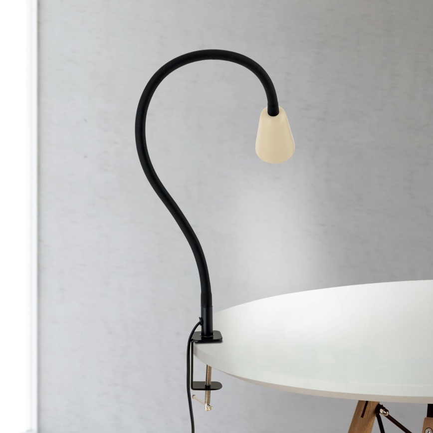 Fleksibilna stona lampa sa klipsom DOTTY 1xGU10/10W/230V bež/crna