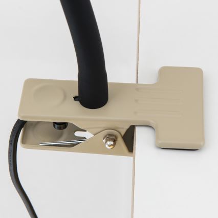 Fleksibilna stona lampa sa stezaljkom DOTTY 1xGU10/10W/230V bež/crna