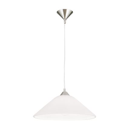 Luster na sajli GRADO 1xE27/60W/230V Ø 40 cm mat hrom