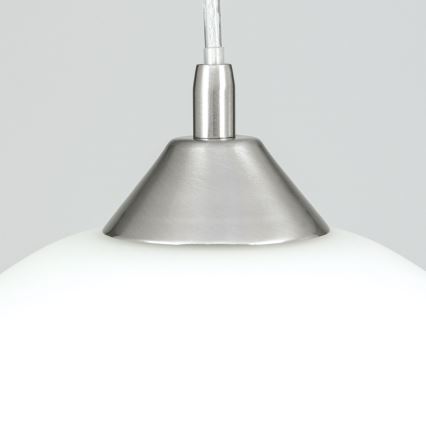 Luster na sajli GRADO 1xE27/60W/230V Ø 40 cm mat hrom