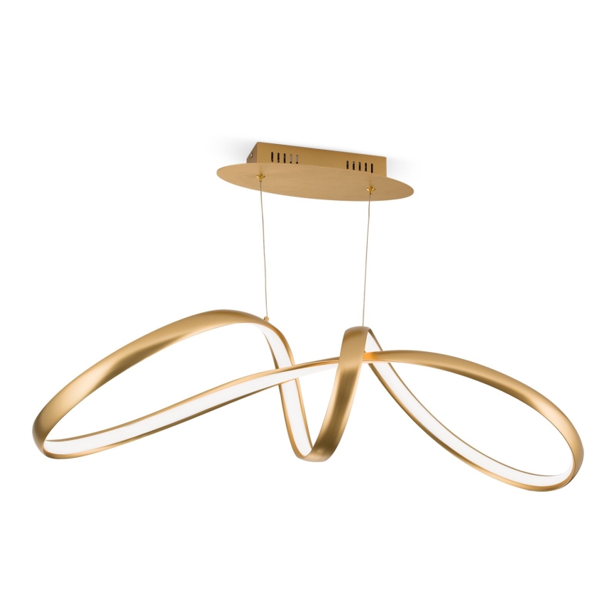 LED prigušiva luster na sajli CIRCUS LED/36W/230V zlatni