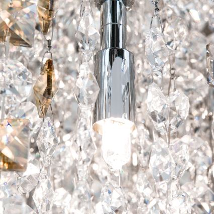 Kristalni plafonski luster CRYSTALRIVER 21xG9/40W/230V sjajni hrom