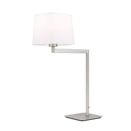 Stona lampa CARLTON 1xE27/40W/230V bela/mat hrom