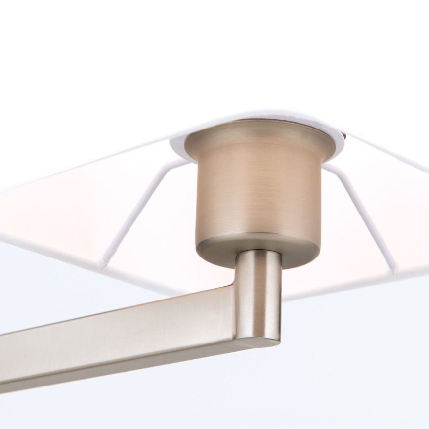 Stona lampa CARLTON 1xE27/40W/230V bela/mat hrom