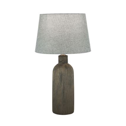 Stona lampa ORCHID 1xE27/40W/230V keramička braon/siva