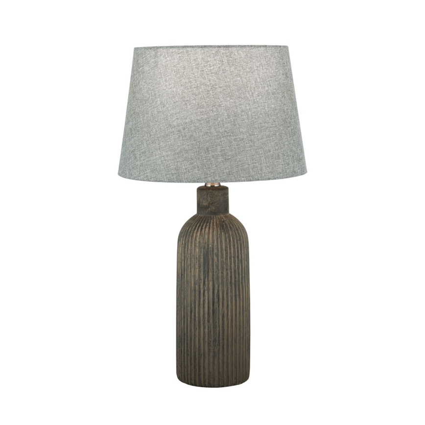 Stona lampa ORCHID 1xE27/40W/230V keramička braon/siva