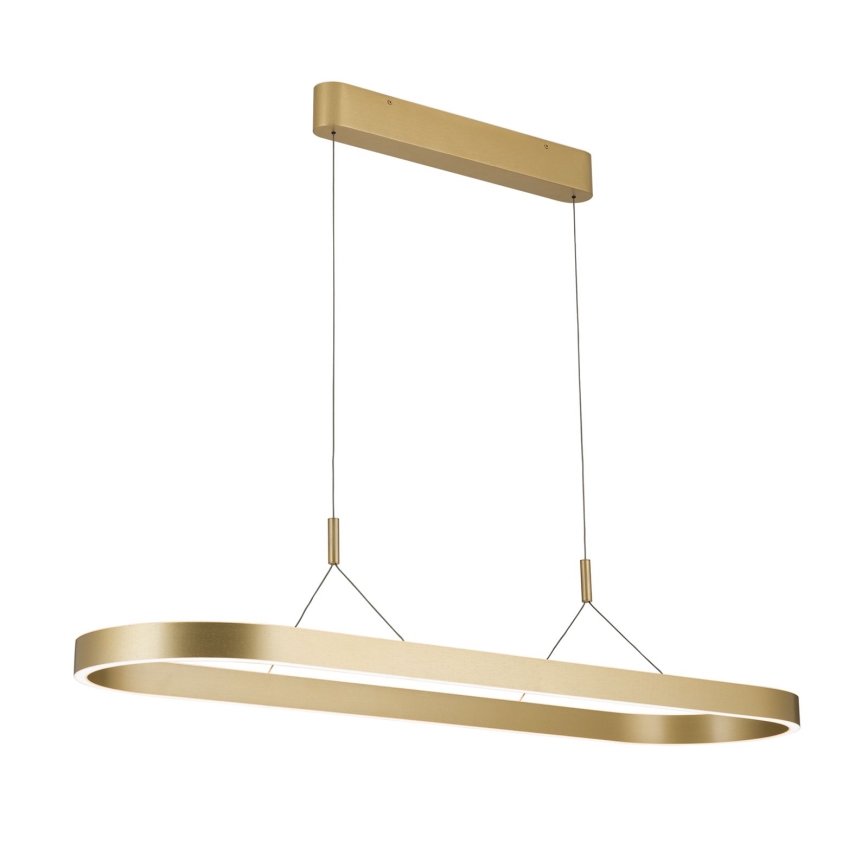 LED luster na sajli CARRARA LED/80W/230V 2700/3000/4000K zlatna