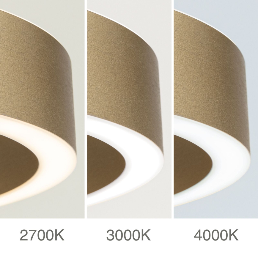 LED prigušiva luster na sajli KOLK LED/80W/230V 2700/3000/4000K prečnik 80 cm zlatna