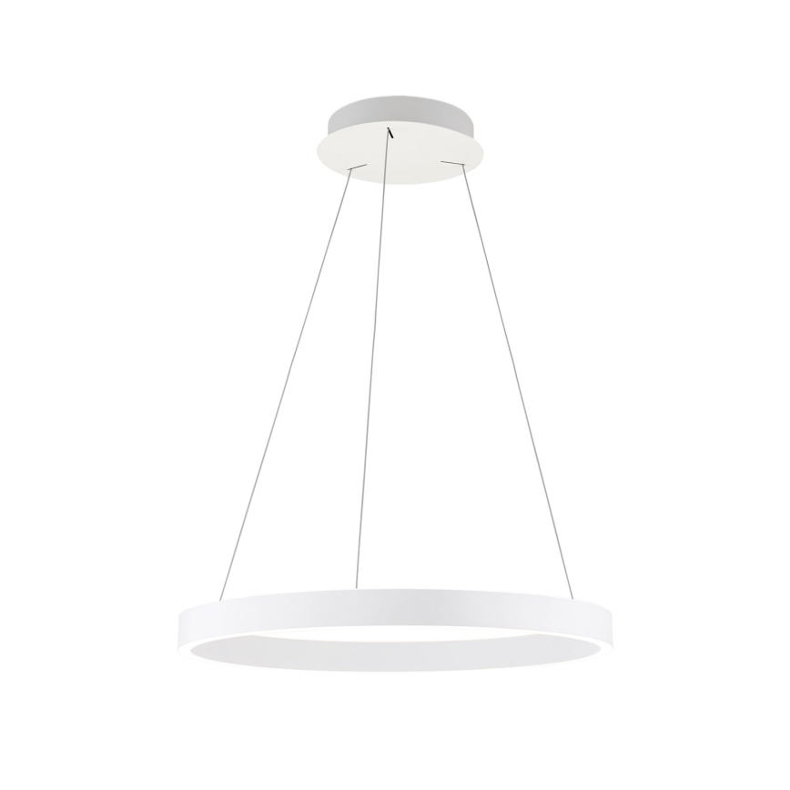 LED prigušiva luster na sajli KOLK LED/60W/230V 2700/3000/4000K Ø 60 cm bela