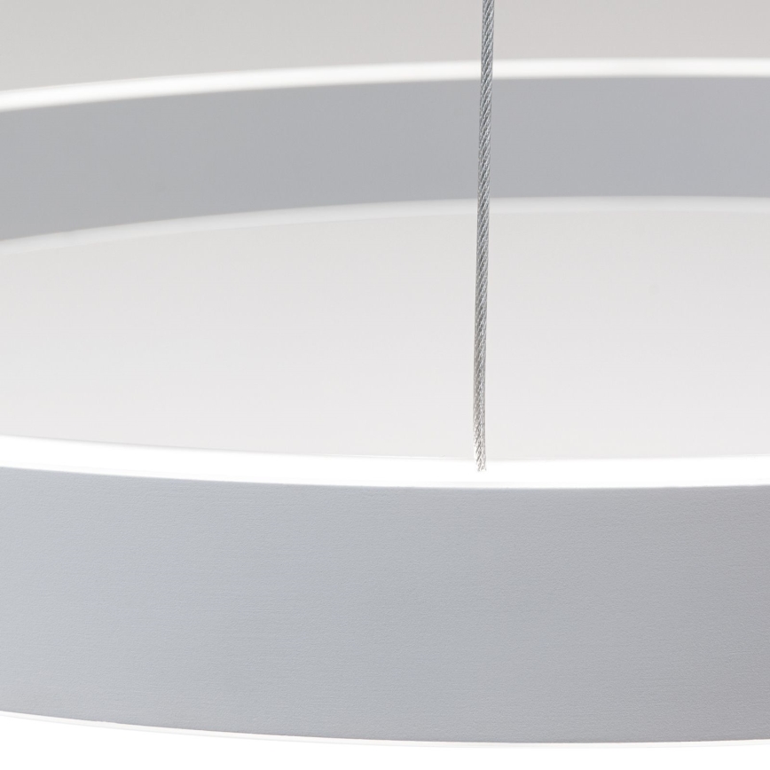 LED prigušiva luster na sajli KOLK LED/60W/230V 2700/3000/4000K Ø 60 cm bela