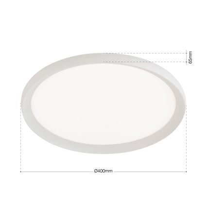 LED plafonsko svetlo KANT LED/30W/230V 2700/3000/4000K, prečnik 40 cm, bela