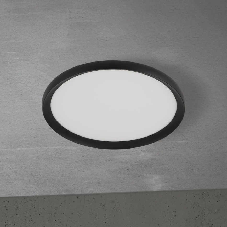 LED plafonsko svetlo KANT LED/30W/230V 2700/3000/4000K, prečnik 40 cm, crno