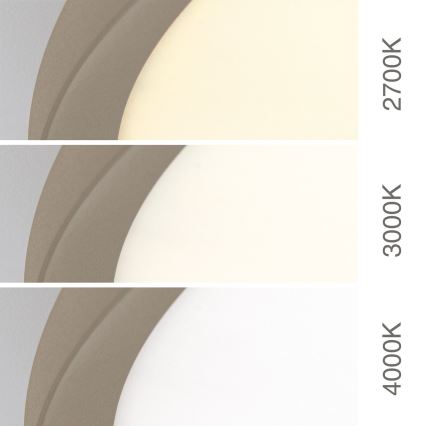 LED stropno svetlo KANT LED/66W/230V 2700/3000/4000K prečnik 80 cm bež
