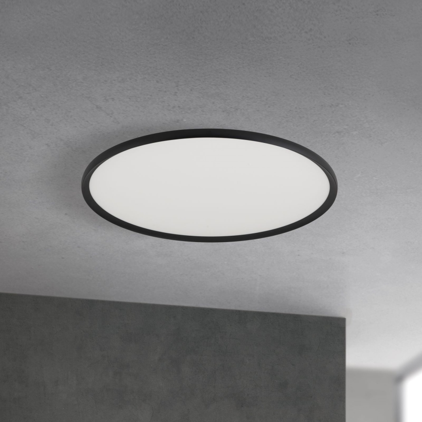 LED stropno svetlo KANT, 66 W, 230 V, 2700/3000/4000 K, prečnik 80 cm, crno