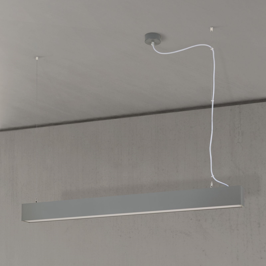 LED plafonsko/viseće svetlo 2u1 PALKKI LED/38W/230V 3000/4000/5000K sivo