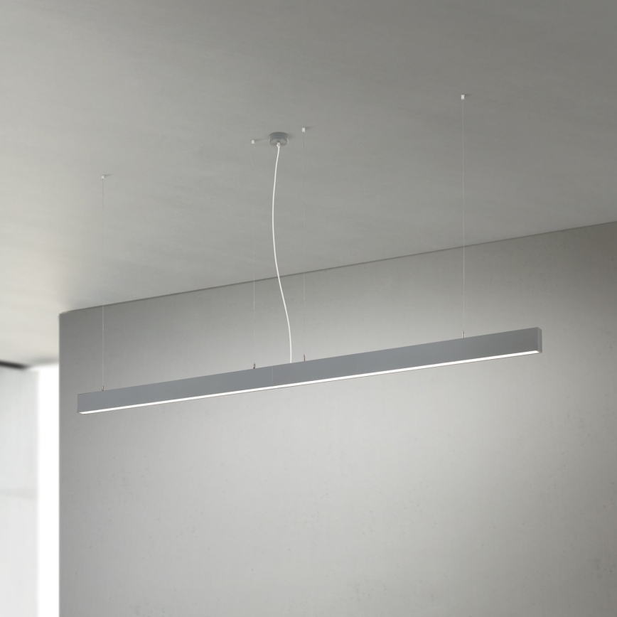 LED plafonsko/viseće svetlo 2u1 PALKKI LED/38W/230V 3000/4000/5000K sivo