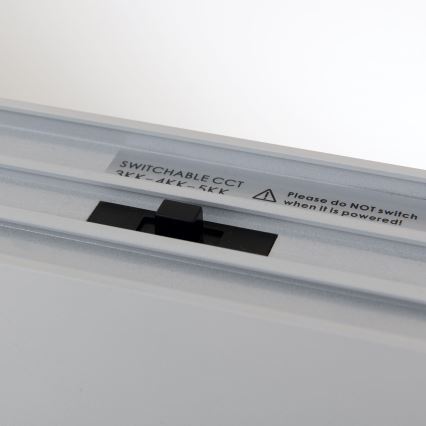 LED plafonsko/viseće svetlo 2u1 PALKKI LED/38W/230V 3000/4000/5000K sivo