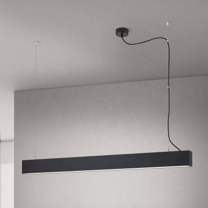 LED stropno/viseće svetlo 2 u 1 PALKKI LED/38W/230V 3000/4000/5000K crno