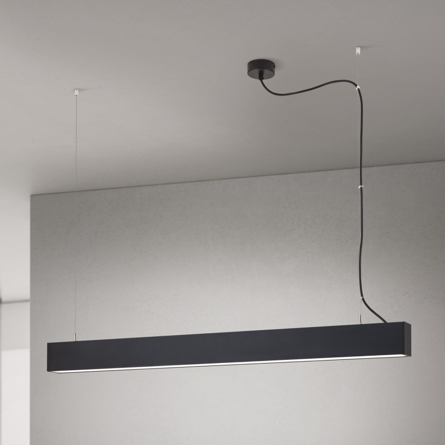LED stropno/viseće svetlo 2 u 1 PALKKI LED/38W/230V 3000/4000/5000K crno
