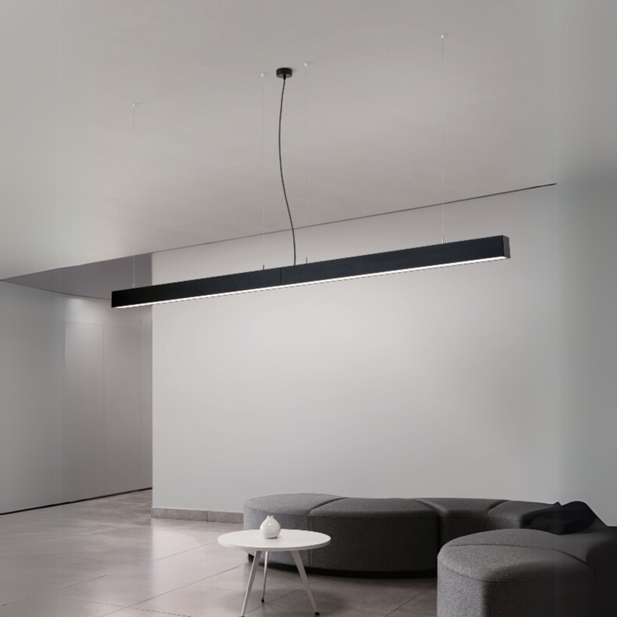 LED stropno/viseće svetlo 2 u 1 PALKKI LED/38W/230V 3000/4000/5000K crno