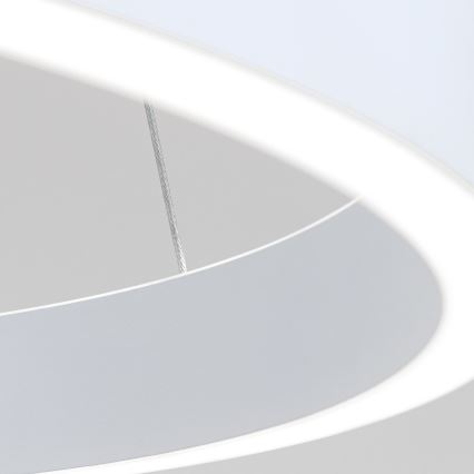 LED luster na sajli, prigušiva KOLK LED/40W/230V 2700/3000/4000K prečnik 40 cm, bela