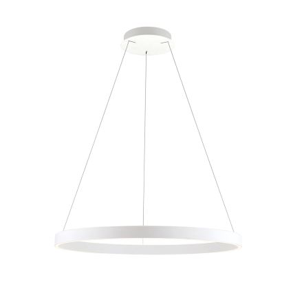 LED prigušiva luster na sajli KOLK LED/80W/230V 2700/3000/4000K prečnik 80 cm bela