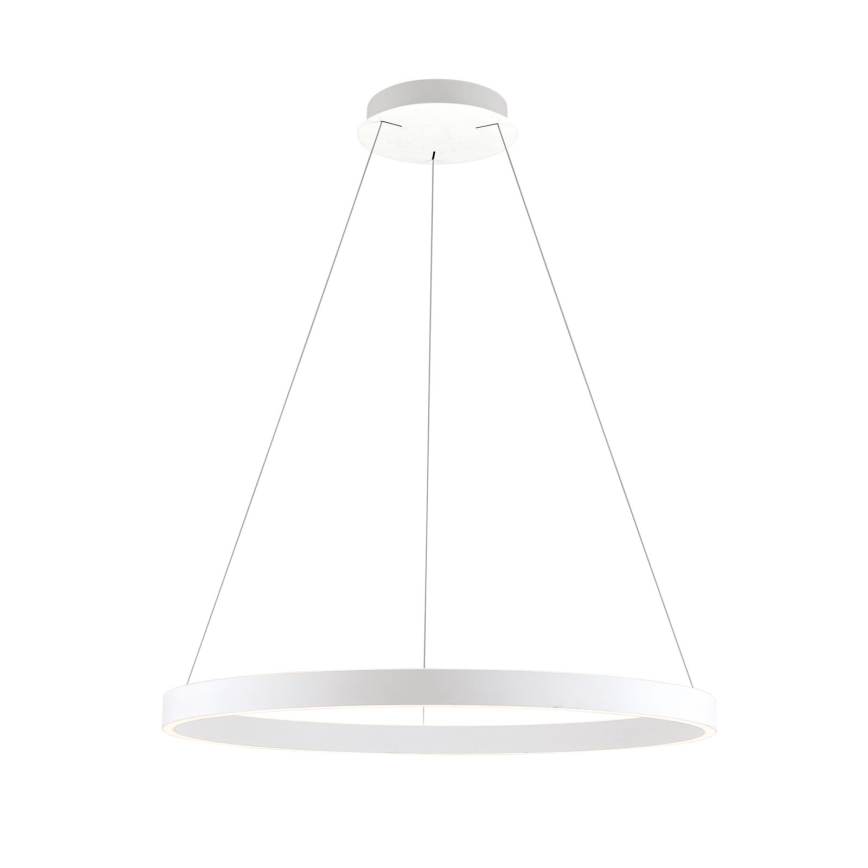 LED prigušiva luster na sajli KOLK LED/80W/230V 2700/3000/4000K prečnik 80 cm bela