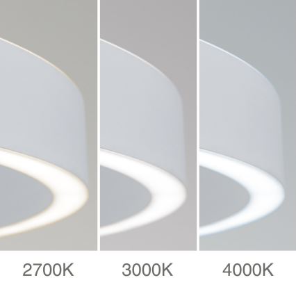 LED prigušiva luster na sajli KOLK LED/80W/230V 2700/3000/4000K prečnik 80 cm bela