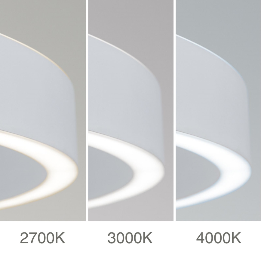 LED prigušiva luster na sajli KOLK LED/80W/230V 2700/3000/4000K prečnik 80 cm bela