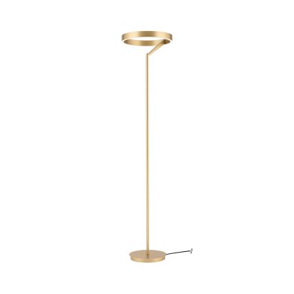 LED prigušiva podna lampa KOLK LED/40W/230V 2700/4000K zlatna