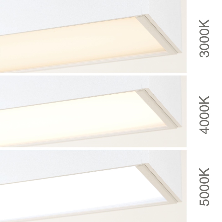 LED plafonsko/viseće svetlo 2u1 PALKKI LED/38W/230V 3000/4000/5000K bela