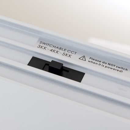 LED plafonsko/viseće svetlo 2u1 PALKKI LED/38W/230V 3000/4000/5000K bela