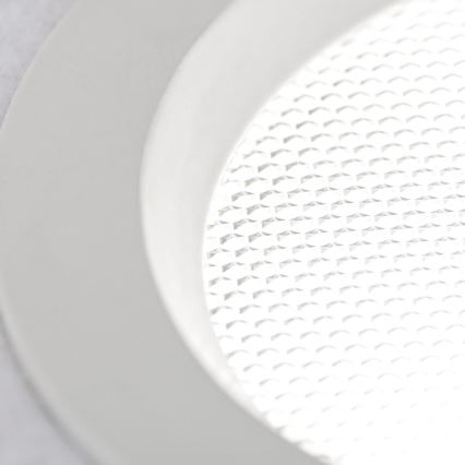LED prigušiva kupatilska ugradna svetiljka OFFICE LED/25W/230V 3000/4000/6000K pr. 17 cm UGR19 IP44 bela
