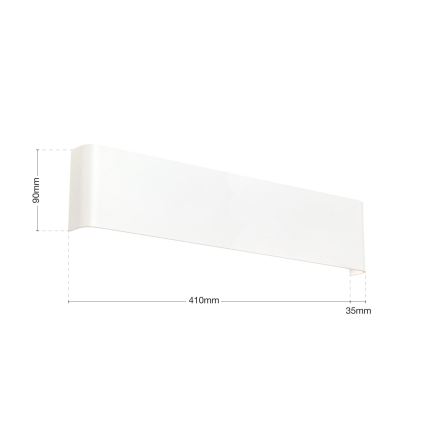 LED zidno svetlo ACCENT LED/14W/230V belo