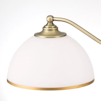 Luster na lancu OLD LAMP, 3x E27/40W/230V, prečnik 65 cm, bela/mesing
